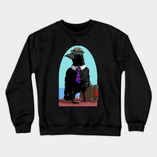 Crow on vacation Crewneck Sweatshirt